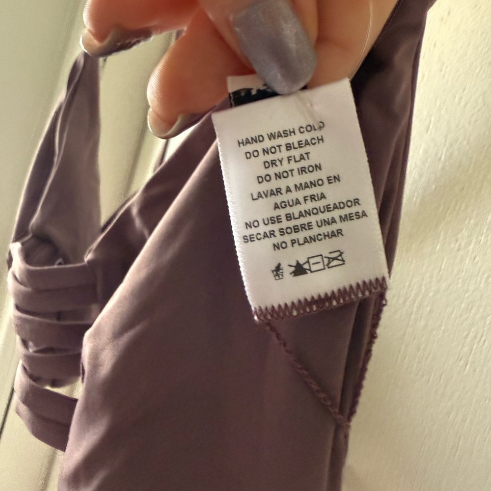 Dippin’ Daisy’s Strappy Bikini (Top Only) in Purple Haze NWT - Picture 7 of 8